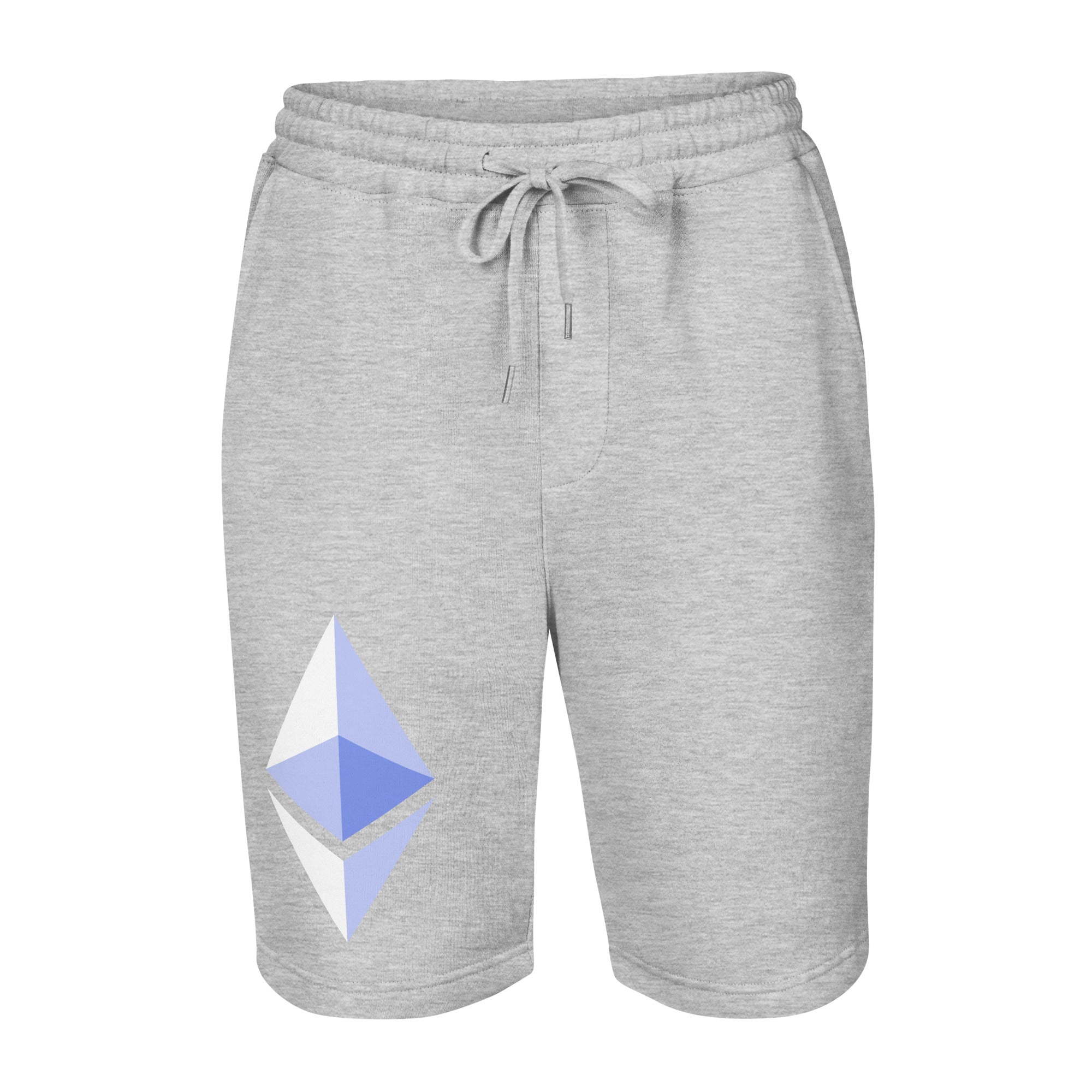 ETH Ethereum Cryptocurrency Symbol Men's fleece shorts