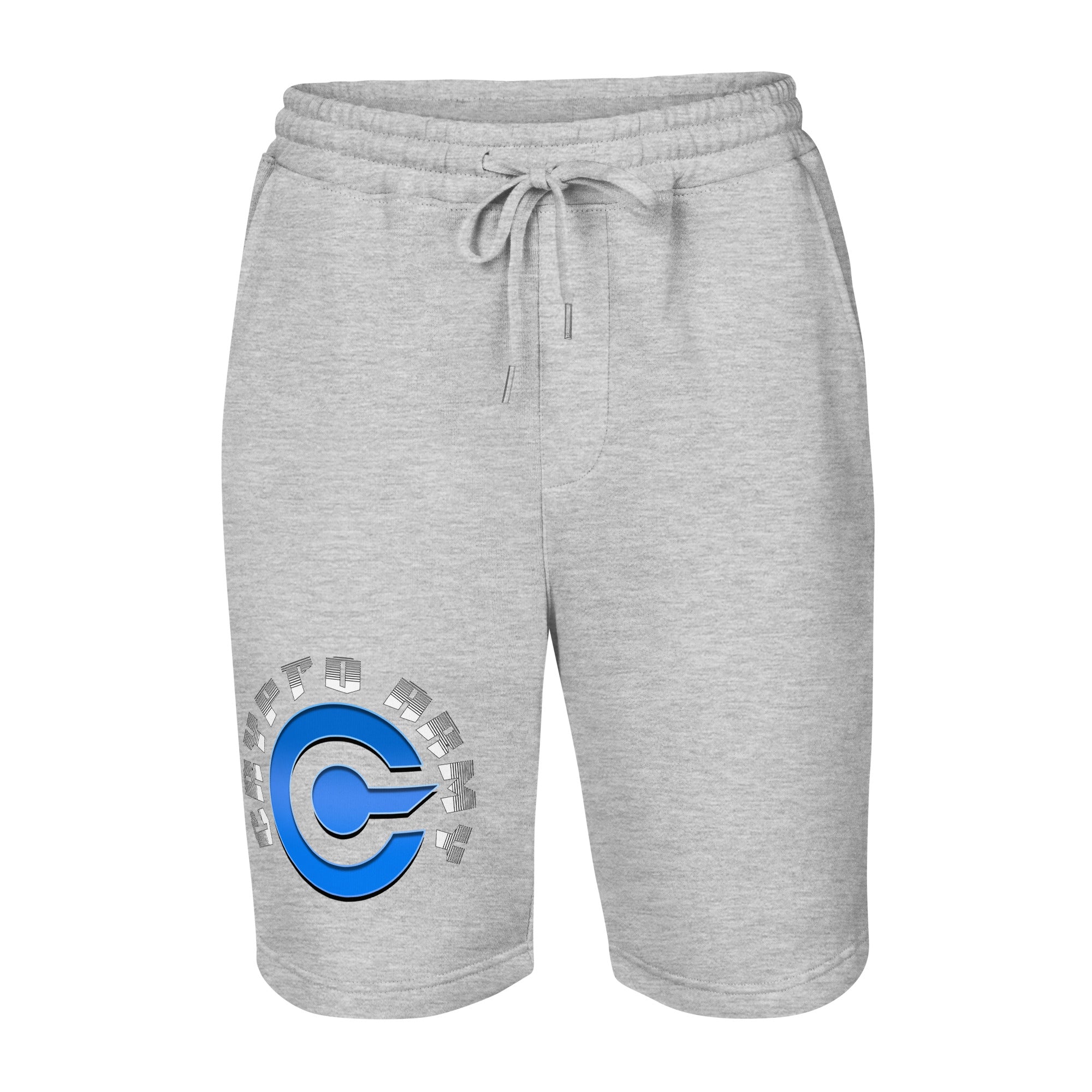 Crypto Army Strong Cryptocurrency Symbol Men's fleece shorts