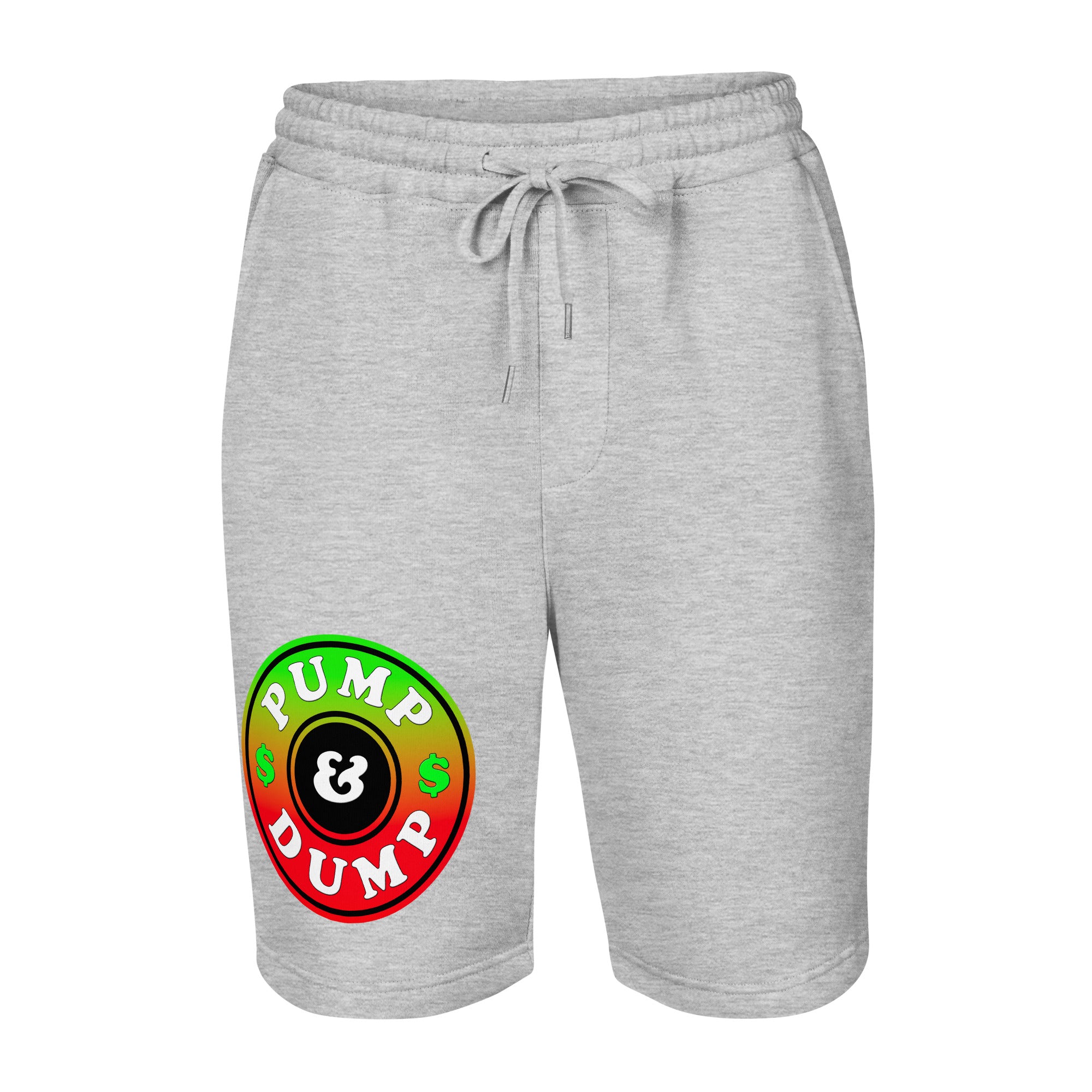 Pump and Dump Crypto Tokens Meme Coins Men's fleece shorts