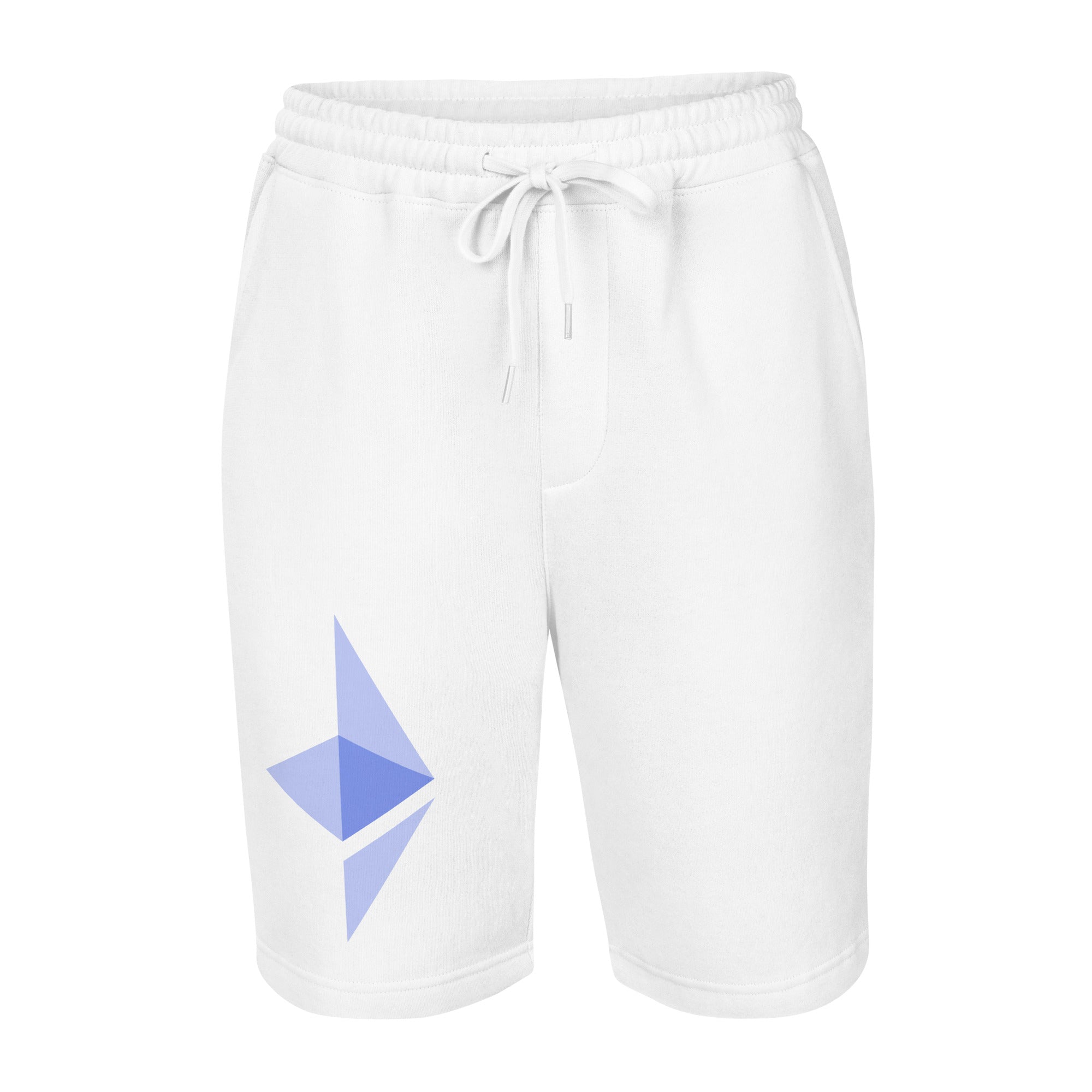 ETH Ethereum Cryptocurrency Symbol Men's fleece shorts