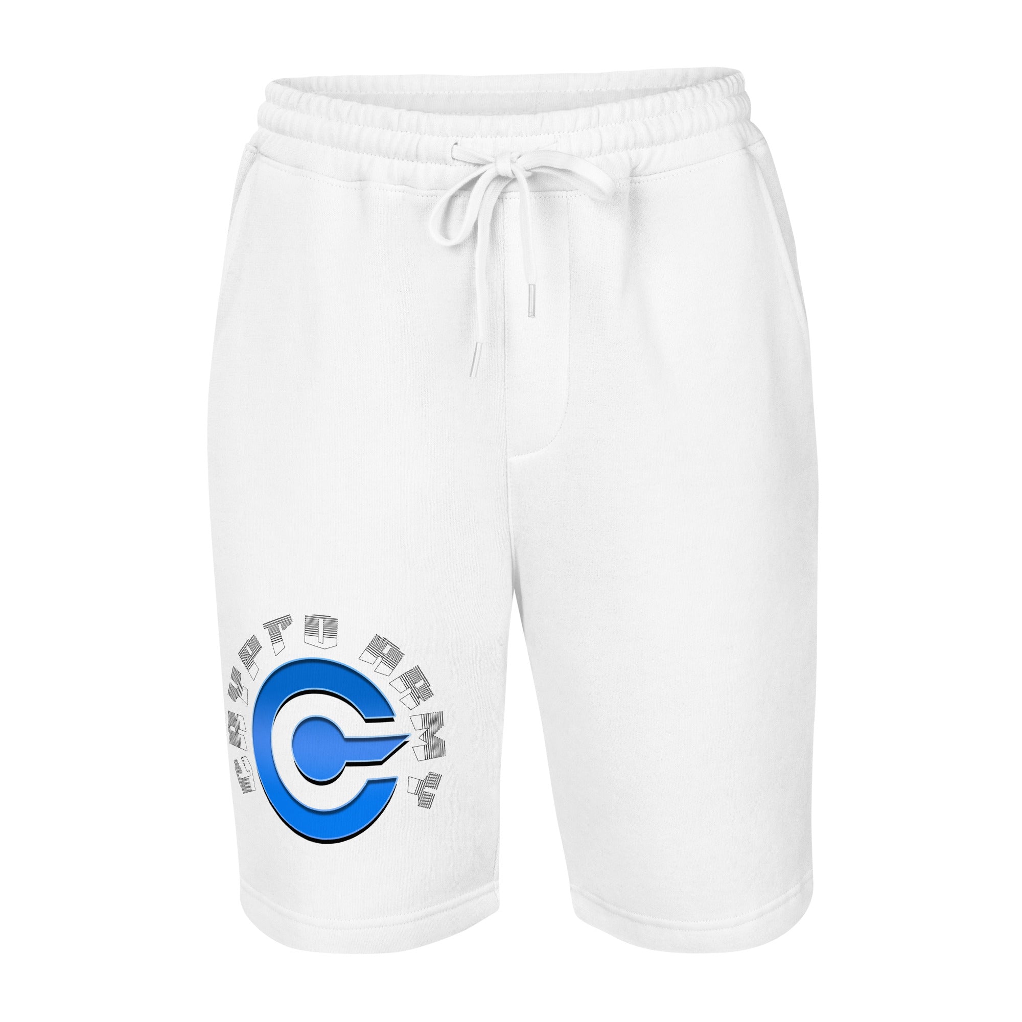 Crypto Army Strong Cryptocurrency Symbol Men's fleece shorts