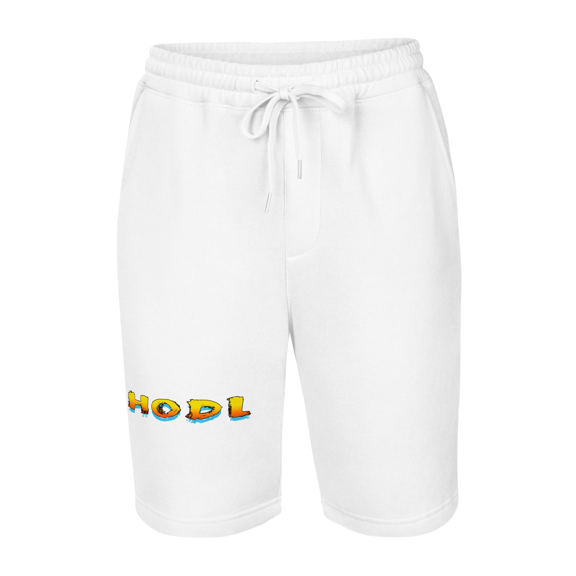 HODL Diamond Hands Your Crypto Bitcoin Men's fleece shorts