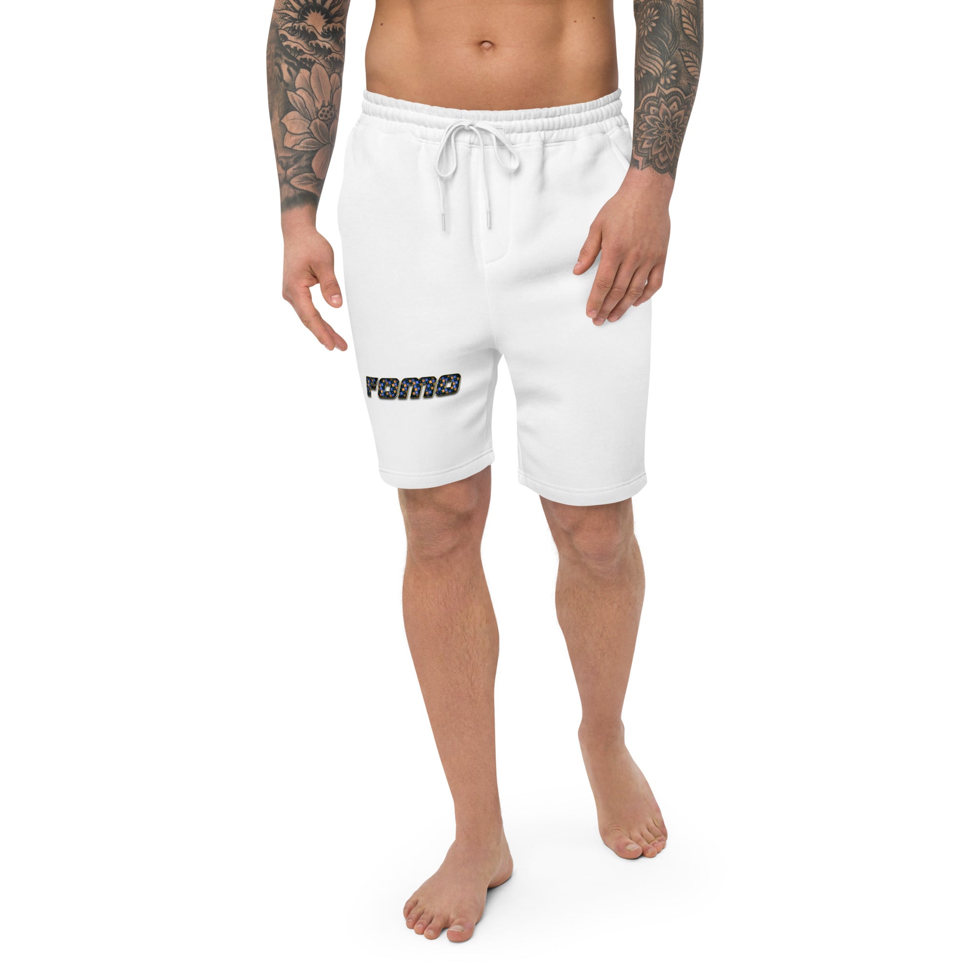 FOMO Fear of Missing Out Crypto Bull Run Men's fleece shorts