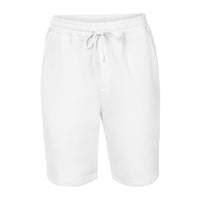 Sword Kanji 刀 design on men's fleece shorts, front view
