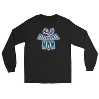 Paranormal Ghost Mom design on unisex long sleeve shirt, front view