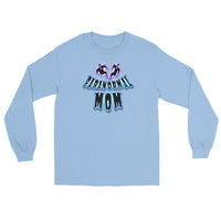 Paranormal Ghost Mom design on unisex long sleeve shirt, front view