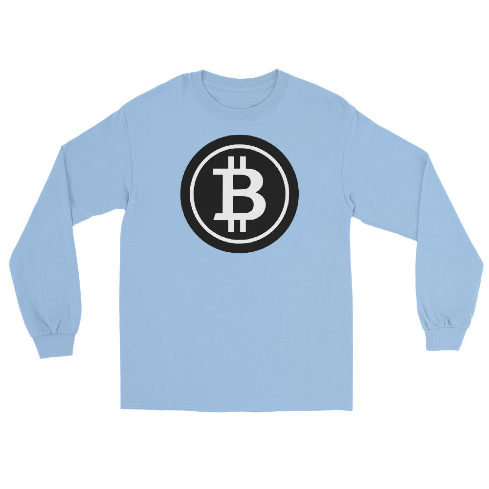 BTC Bitcoin Crypto Symbol Long Sleeve Shirt