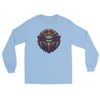 Great Eye All-Seeing Symbol design on unisex long sleeve shirt, front view
