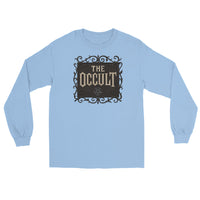 The Occult design on unisex long sleeve shirt, front view