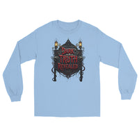 Dark Truth Revealed design on unisex long sleeve shirt, front view
