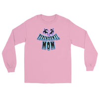 Paranormal Ghost Mom design on unisex long sleeve shirt, front view