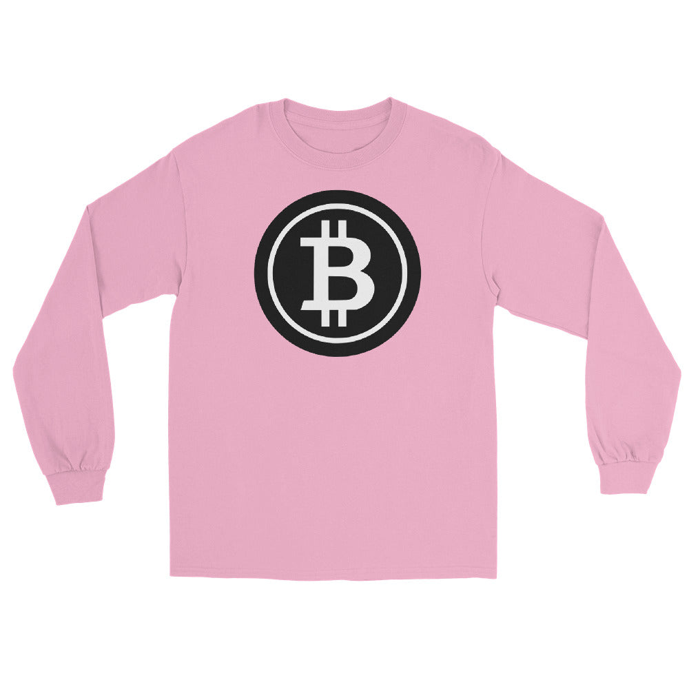 BTC Bitcoin Crypto Symbol Long Sleeve Shirt