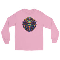 Great Eye All-Seeing Symbol design on unisex long sleeve shirt, front view