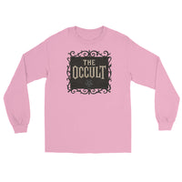 The Occult design on unisex long sleeve shirt, front view