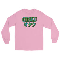 Otaku オタク Japanese Culture design on unisex long sleeve shirt, front view