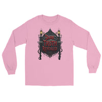 Dark Truth Revealed design on unisex long sleeve shirt, front view