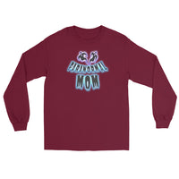 Paranormal Ghost Mom design on unisex long sleeve shirt, front view
