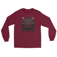Dark Truth Revealed design on unisex long sleeve shirt, front view