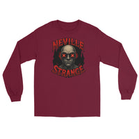 Neville Strange Future Corpses design on unisex long sleeve shirt, front view