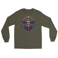 Great Eye All-Seeing Symbol design on unisex long sleeve shirt, front view