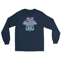 Paranormal Ghost Mom design on unisex long sleeve shirt, front view