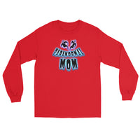 Paranormal Ghost Mom design on unisex long sleeve shirt, front view