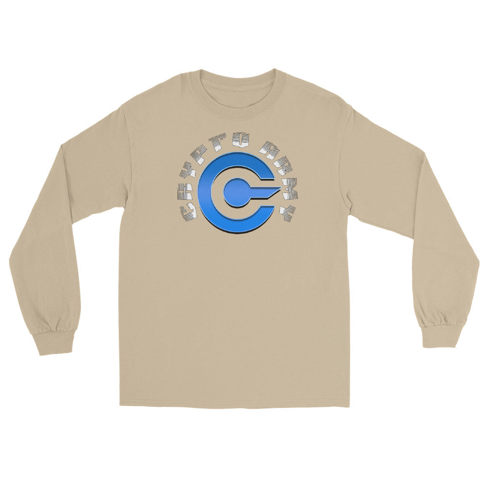 Crypto Army Strong Cryptocurrency Symbol Long Sleeve Shirt