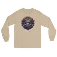 Great Eye All-Seeing Symbol design on unisex long sleeve shirt, front view