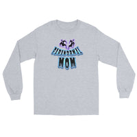 Paranormal Ghost Mom design on unisex long sleeve shirt, front view
