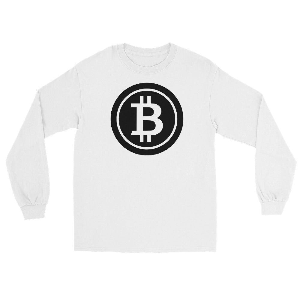 BTC Bitcoin Crypto Symbol Long Sleeve Shirt