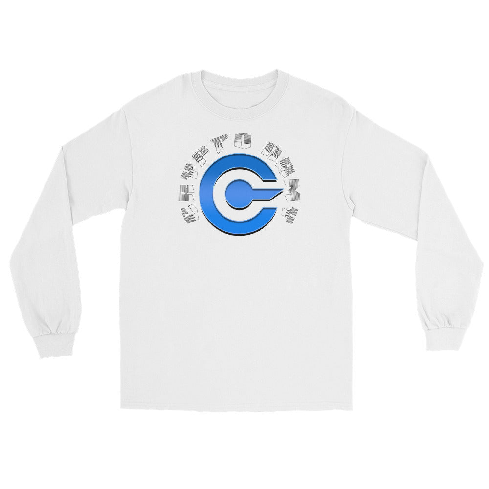 Crypto Army Strong Cryptocurrency Symbol Long Sleeve Shirt