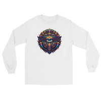 Great Eye All-Seeing Symbol design on unisex long sleeve shirt, front view