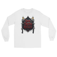 Dark Truth Revealed design on unisex long sleeve shirt, front view