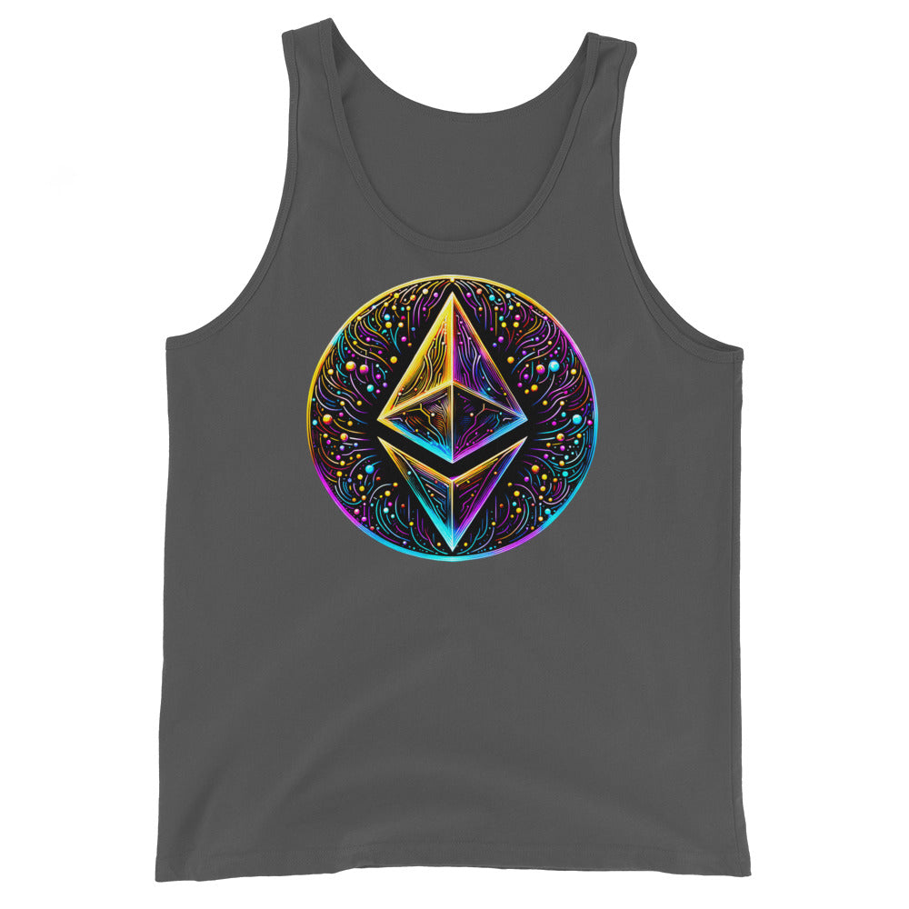 Whimsical Ethereum ETH Altcoin Crypto Symbol Men's Tank Top Shirt