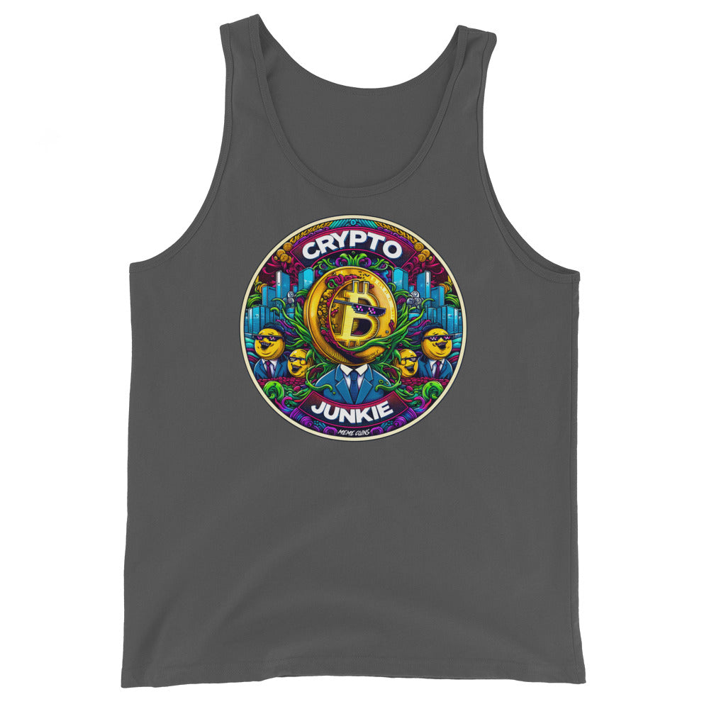 Meme Coins Rule! Crypto Junkie Bitcoin Altcoins Men's Tank Top Shirt