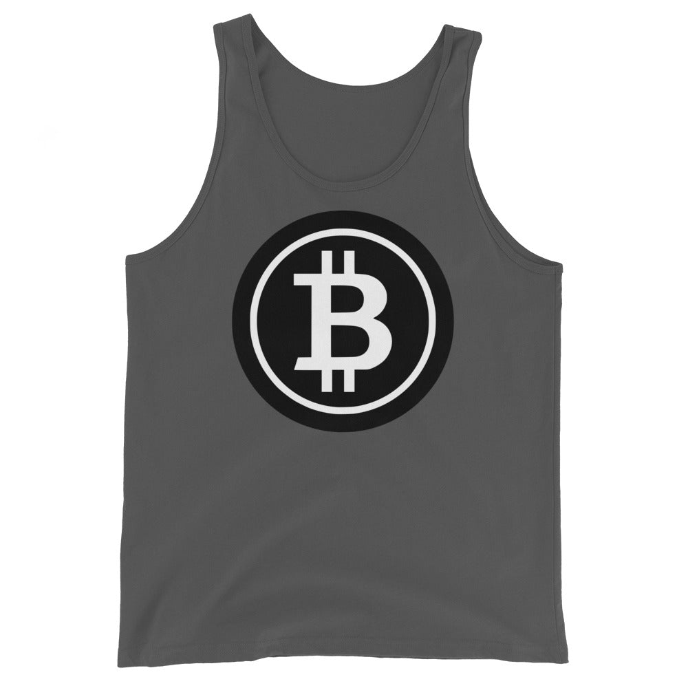 BTC Bitcoin Crypto Symbol Men's Tank Top Shirt