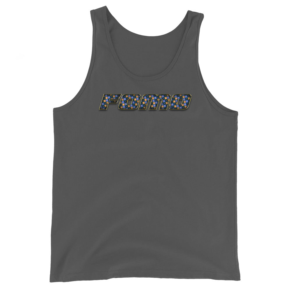 FOMO Fear of Missing Out Crypto Bull Run Men's Tank Top Shirt