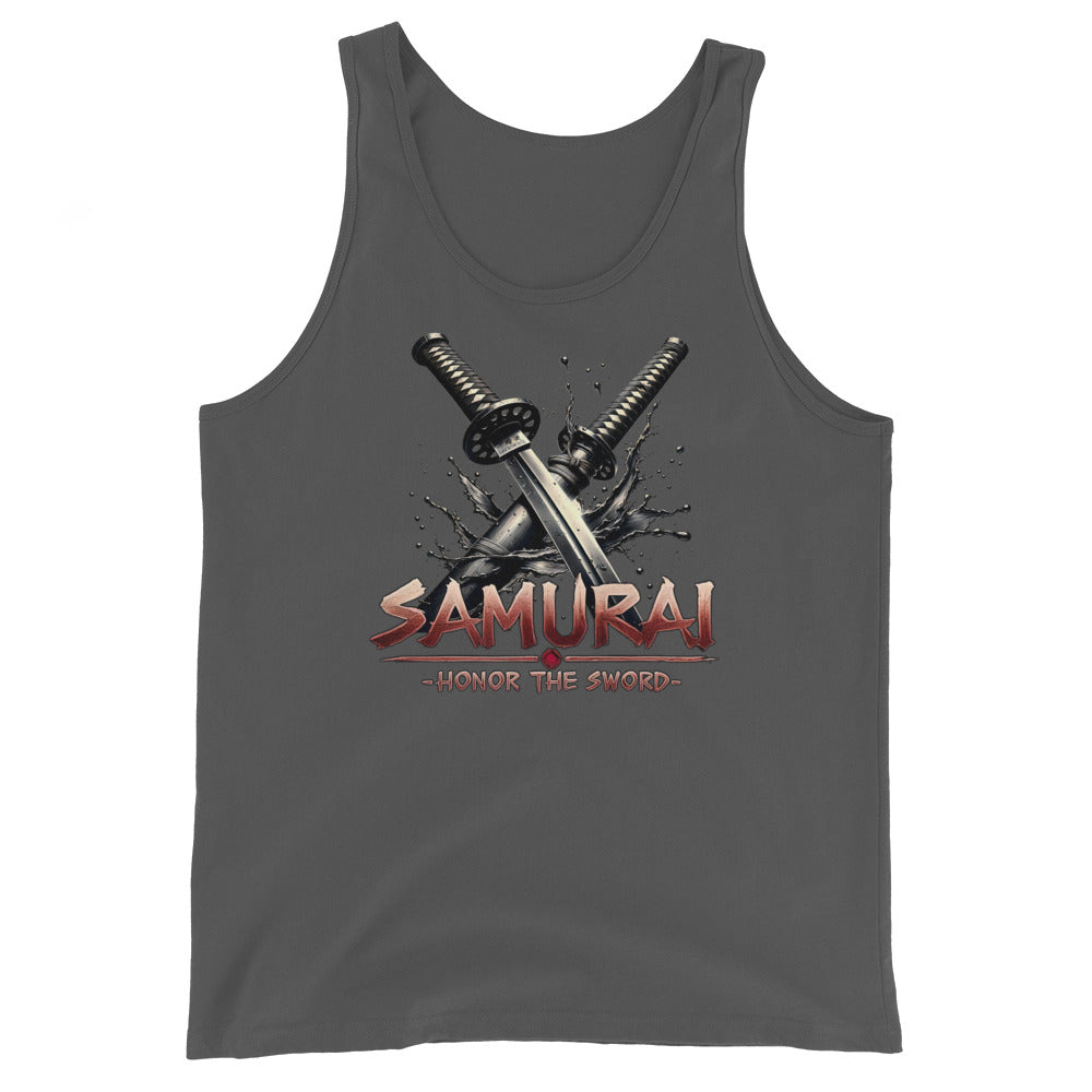 Splash Katana Swords Samurai Warrior Men's Tank Top Shirt