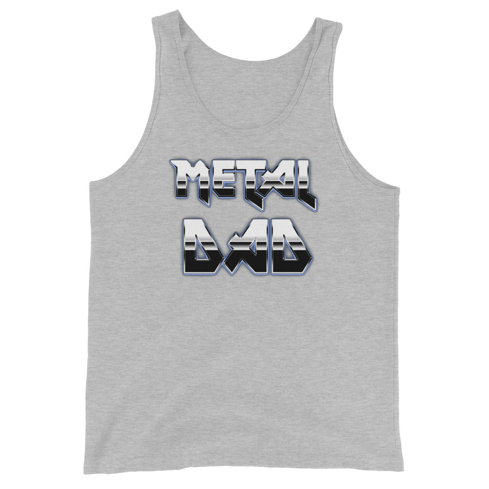 Metal Dad Heavy Metal Music Father's Day Gift Men's Tank Top Shirt