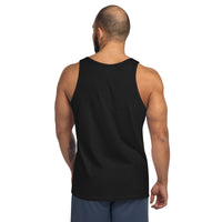 Men's tank top, back view