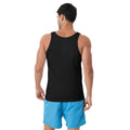 Men's tank top, back view