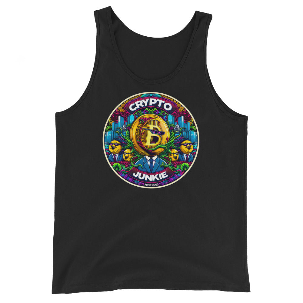 Meme Coins Rule! Crypto Junkie Bitcoin Altcoins Men's Tank Top Shirt