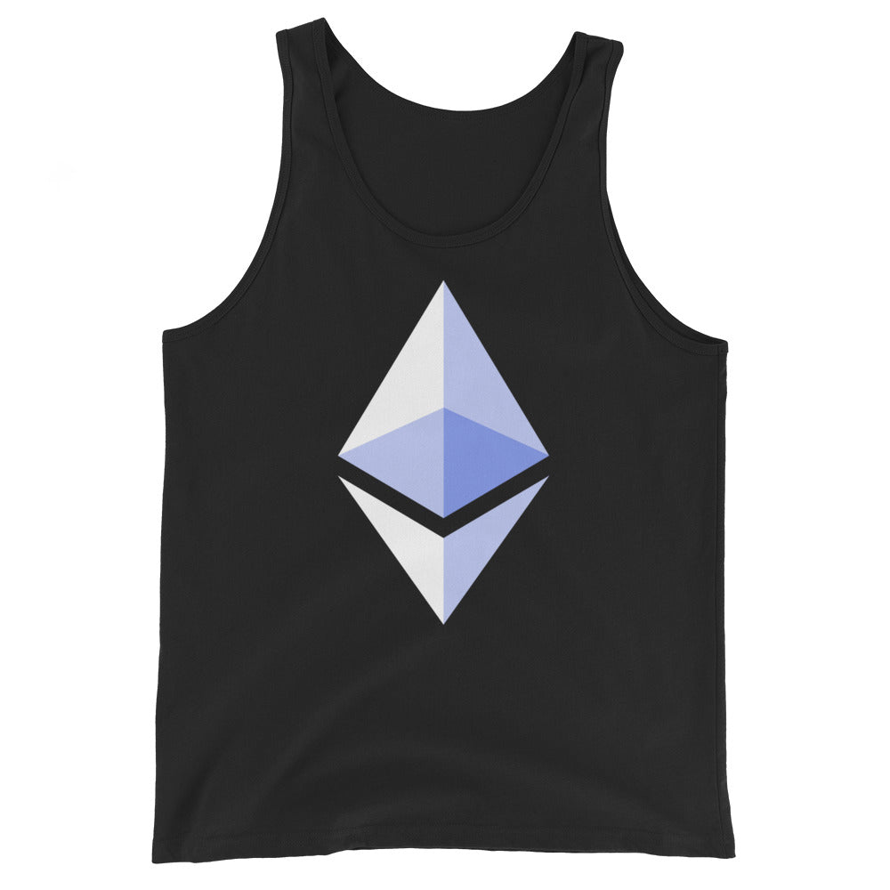 ETH Ethereum Cryptocurrency Symbol Men's Tank Top Shirt