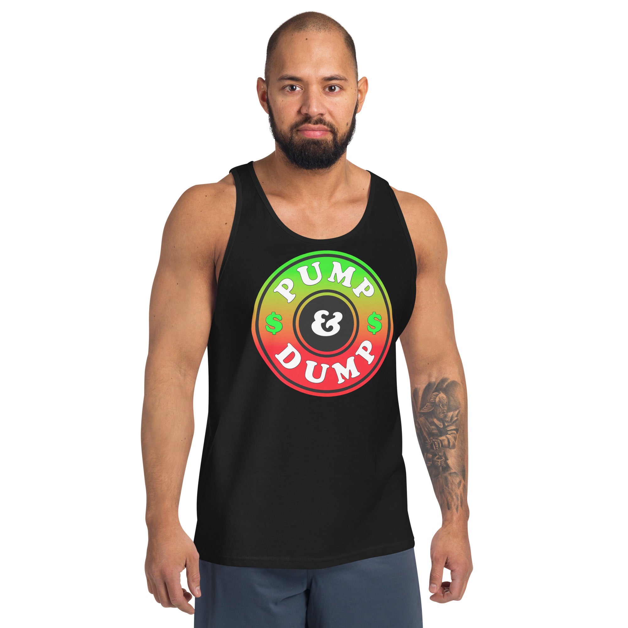 Pump and Dump Crypto Tokens Meme Coins Men's Tank Top Shirt