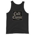 Cult Classic design on men's tank top, front view