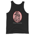 Vlad the Impaler design on men's tank top, front view