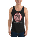 Vlad the Impaler design on men's tank top, front view