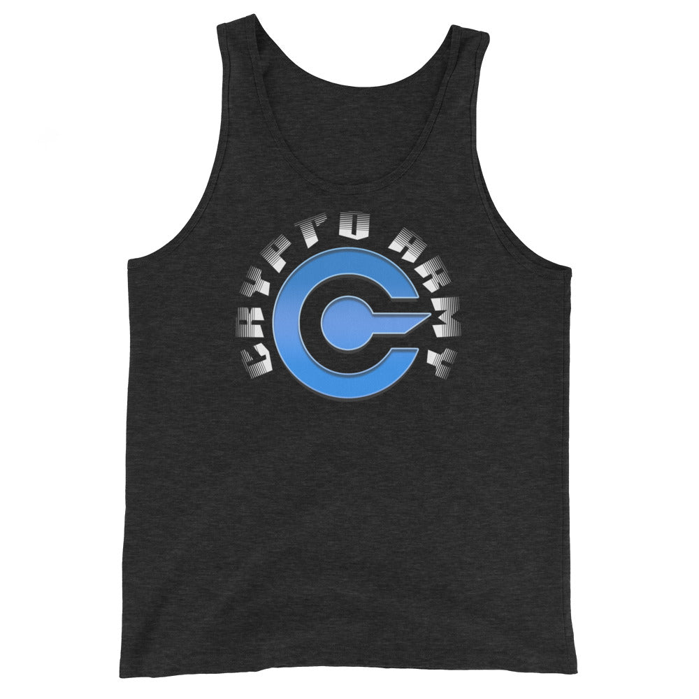 Crypto Army Strong Cryptocurrency Symbol Men's Tank Top Shirt