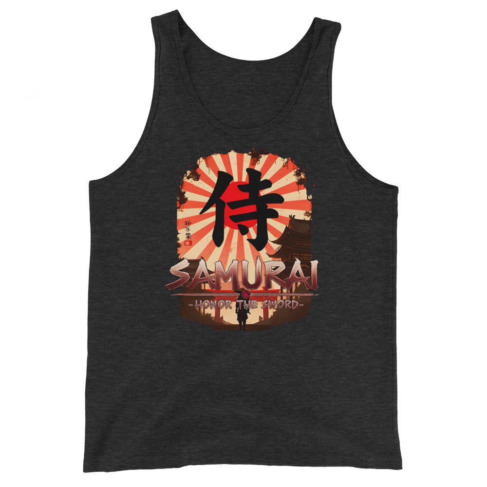 Anime Samurai Warrior Honor The Sword Men's Tank Top Shirt