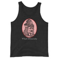 Vlad the Impaler design on men's tank top, front view